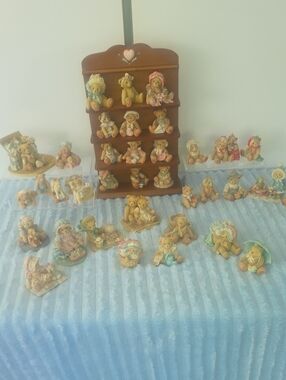 Cherished Teddy Bears  Vintage Early 1990's. 35 Collectors Numbered Figurines